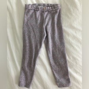 Zara flannel leggings size 3-4